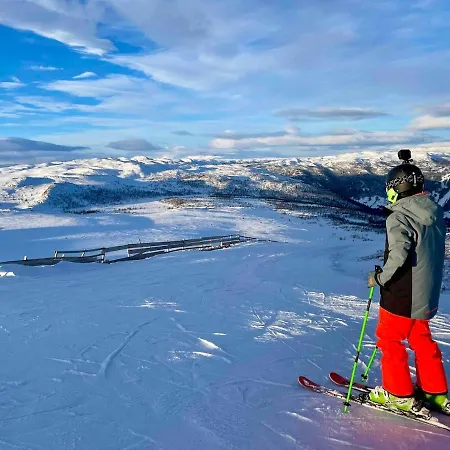 Panorama In The Norwegian Mountains - Hiking Fishing Views * Nordstebo